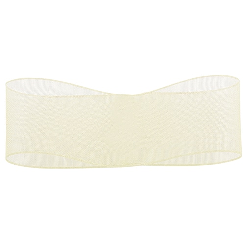 青山 リボン　スーパーオーガンジー　0200 25×30 #02 1巻（ご注文単位1巻）【直送品】