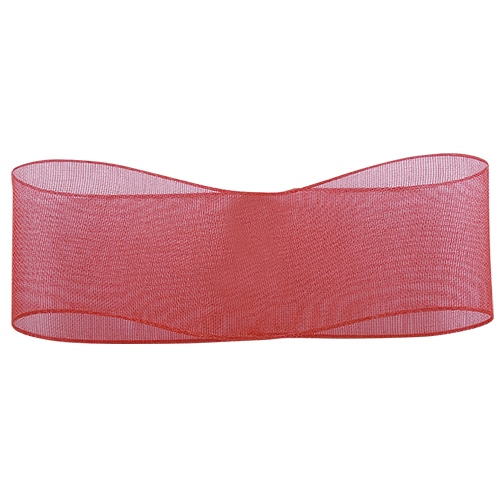 青山 リボン　スーパーオーガンジー　0200 25×30 #16 1巻（ご注文単位1巻）【直送品】