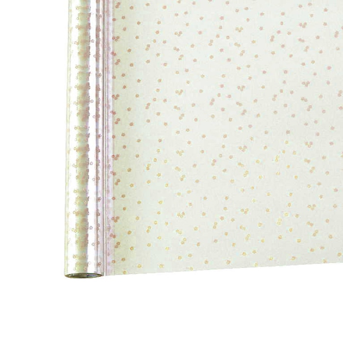 青山 リボン OPフィルム　プチフラワー　7056 750×20 #03 1本（ご注文単位1本）【直送品】