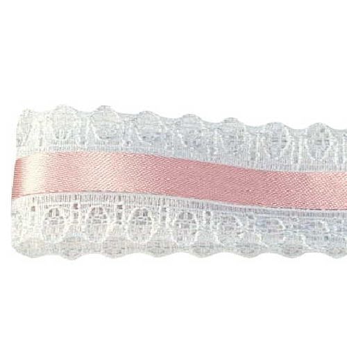 青山 リボン　ニュースィートサテンレース　2780 18×10 #23 1巻（ご注文単位1巻）【直送品】