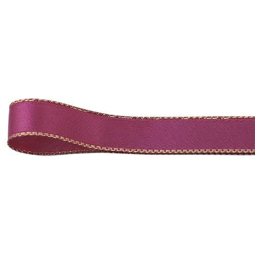 青山 リボン　ラメ入りパールサテン　1187 13×25 #15 1巻（ご注文単位1巻）【直送品】