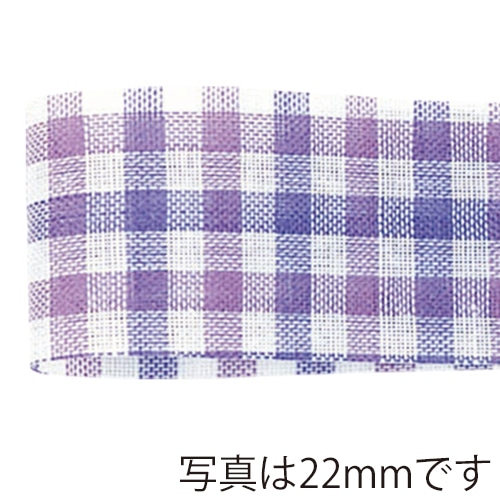 青山 リボン　キャンディーチェック　1444 16×25 #38 1巻（ご注文単位1巻）【直送品】