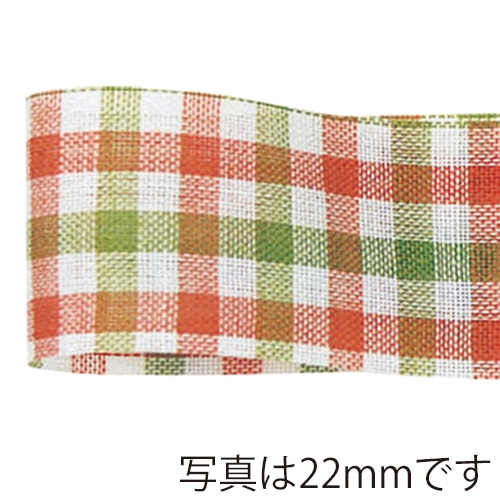 青山 リボン　キャンディーチェック　1444 16×25 #43 1巻（ご注文単位1巻）【直送品】