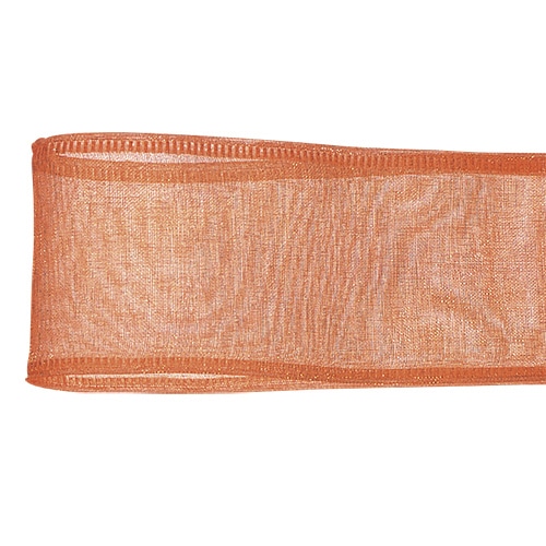 青山 リボン オーガンジースパーク ワイヤー入り 3911 34×15 #43 1巻(ご注文単位1巻)【直送品】