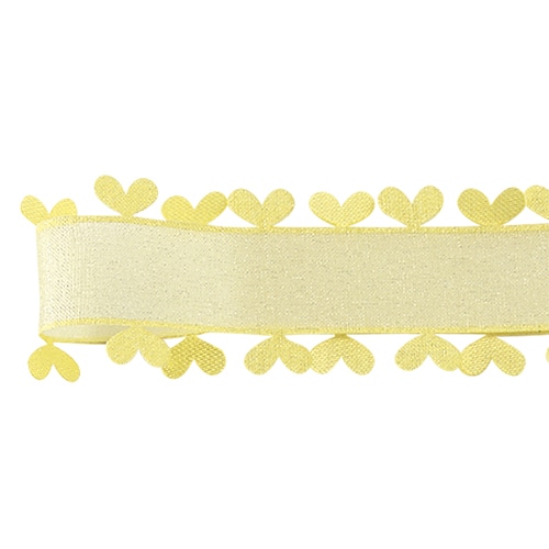 青山 リボン　ハートオーガンジー　1613 25×15 #03 1巻（ご注文単位1巻）【直送品】