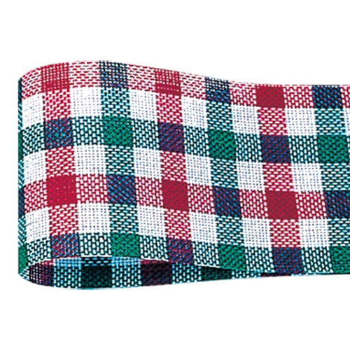 青山 リボン　キャンディーチェック　1445 22×25 #76 1巻（ご注文単位1巻）【直送品】
