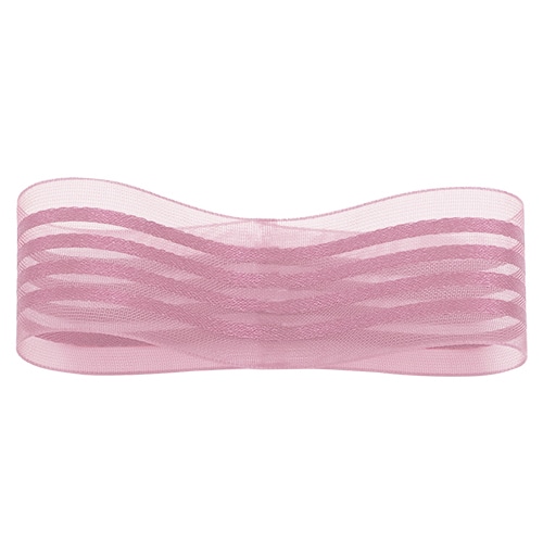 青山 リボン オーガンジーフォーストライプ 9716 25×30 #47 1巻(ご注文単位1巻)【直送品】