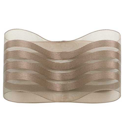 青山 リボン オーガンジーフォーストライプ 9717 40×30 #35 1巻(ご注文単位1巻)【直送品】