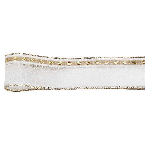 青山 リボン オスロ ワイヤー入り 3102 25×10 #01 1巻(ご注文単位1巻)【直送品】