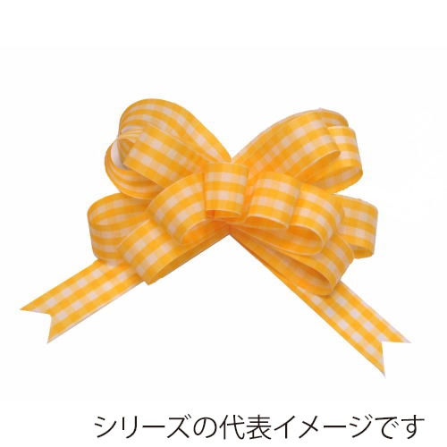 青山 ギンガムチェック　ループボウ　2340 13mm #04 1箱（ご注文単位1箱）【直送品】