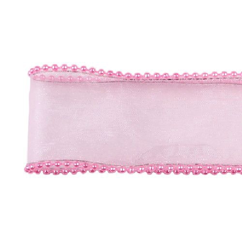 青山 リボン ブライダルリボンビーズ 3896 36×9 #14 1巻(ご注文単位1巻)【直送品】