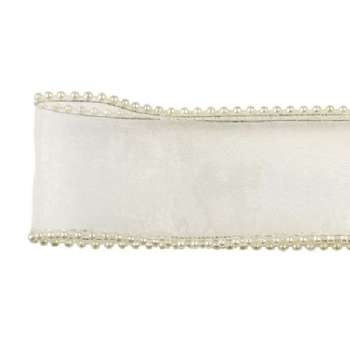 青山 リボン ブライダルリボンビーズ 3896 36×9 #61 1巻(ご注文単位1巻)【直送品】