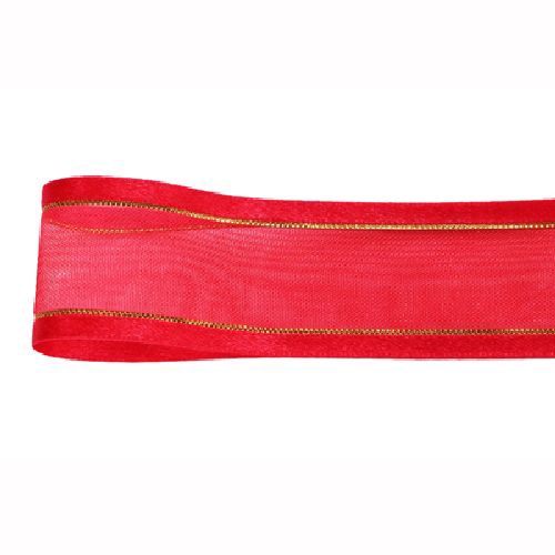 青山 リボン　シェアサテン　ゴールドエッジ　0509 22×30 #55 1巻（ご注文単位1巻）【直送品】