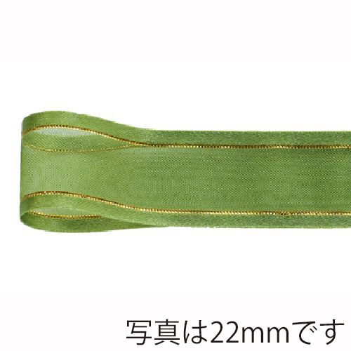 青山 リボン　シェアサテン　ゴールドエッジ　0510 36×30 #41 1巻（ご注文単位1巻）【直送品】