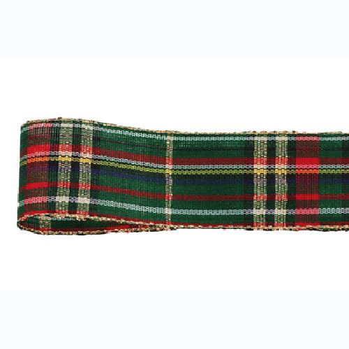 青山 リボン　キラキラチェック　0567 25×8 #10 1巻（ご注文単位1巻）【直送品】