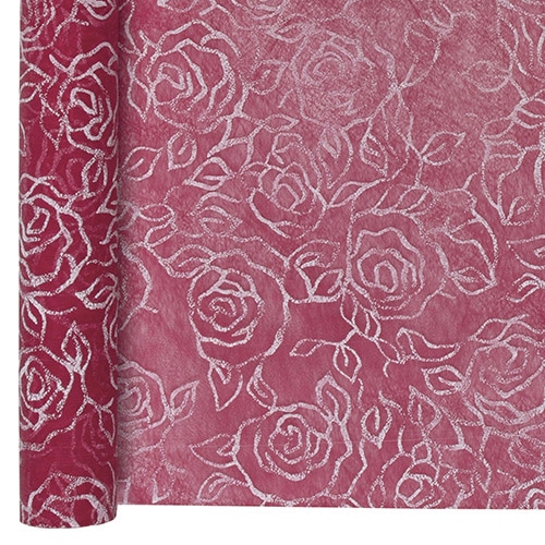 青山 リボン ラッピングロール フレンチローズラップ 8528 700×10 #16 1本(ご注文単位1本)【直送品】