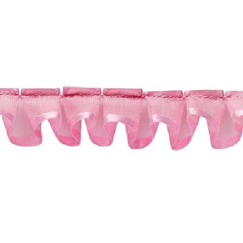 青山 リボン　シェアサテンフリル　2117 22×2.5 #47 1巻（ご注文単位1巻）【直送品】