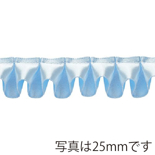 青山 リボン　コルダサテンフリル　2115 40×3 #08 1巻（ご注文単位1巻）【直送品】