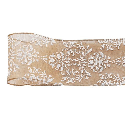 青山 リボン オーガンジーブリクソン2 3090 40×10 #19 1巻(ご注文単位1巻)【直送品】