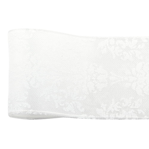 青山 リボン オーガンジーブリクソン2 3090 40×10 #01 1巻(ご注文単位1巻)【直送品】