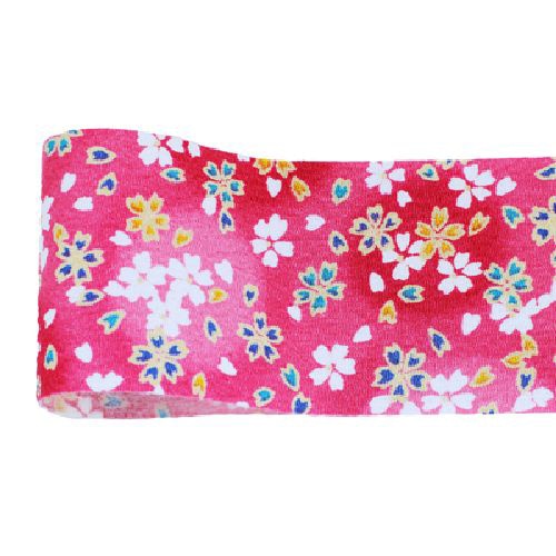 青山 リボン チリメン舞桜 1582 50×7 #14 1巻(ご注文単位1巻)【直送品】