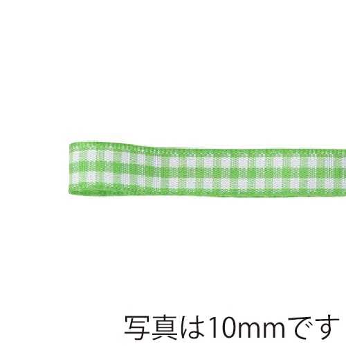 青山 リボン ウーブンギンガムチェック 0435 6×10 #05 1巻(ご注文単位1巻)【直送品】