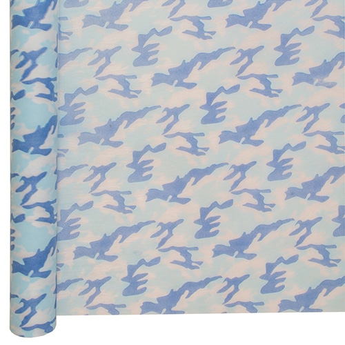 青山 リボン ラッピングロール　カモフラージュ　8670 700×20 #32 1本（ご注文単位1本）【直送品】