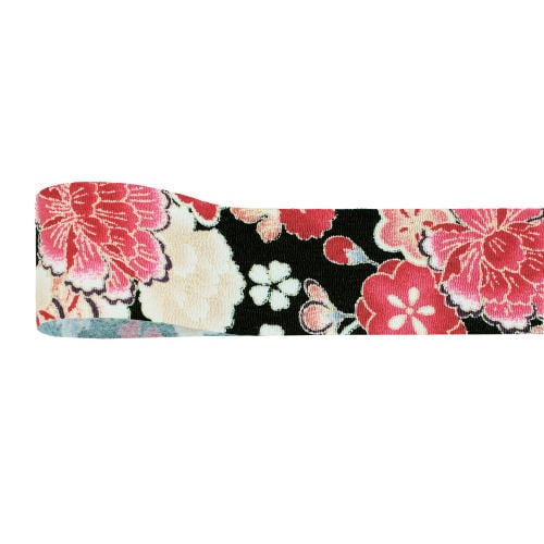 青山 リボン チリメン花ちらし 1657 25×7 #33 1巻(ご注文単位1巻)【直送品】