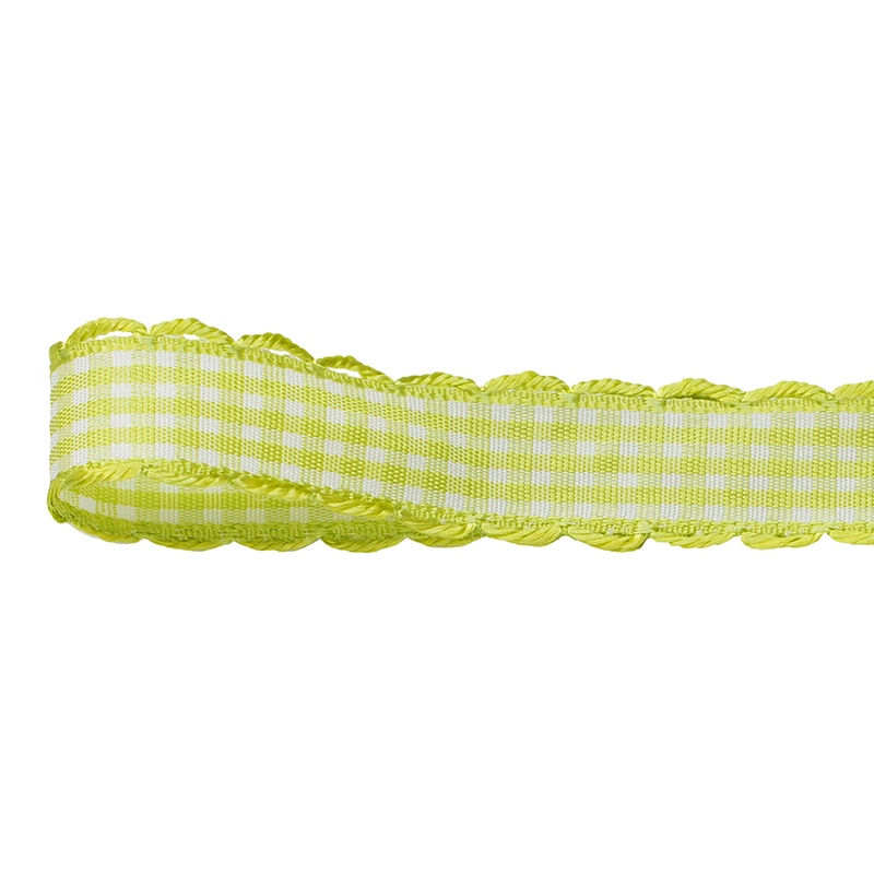 青山 リボン　ミニギンガムレース　0265 15×10 #05 1巻（ご注文単位1巻）【直送品】