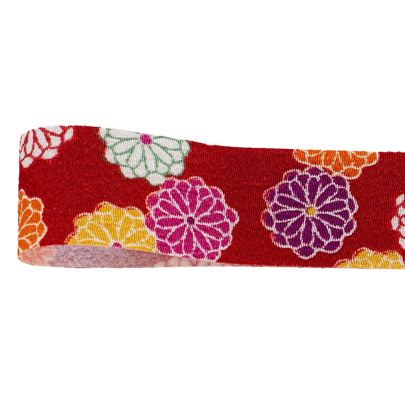 青山 リボン チリメン花飾り 1579 25×7 #16 1巻(ご注文単位1巻)【直送品】