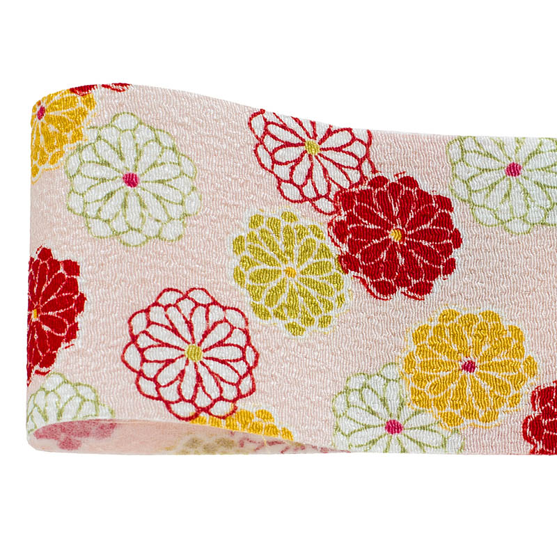 青山 リボン チリメン花飾り 1650 50×7 #23 1巻(ご注文単位1巻)【直送品】