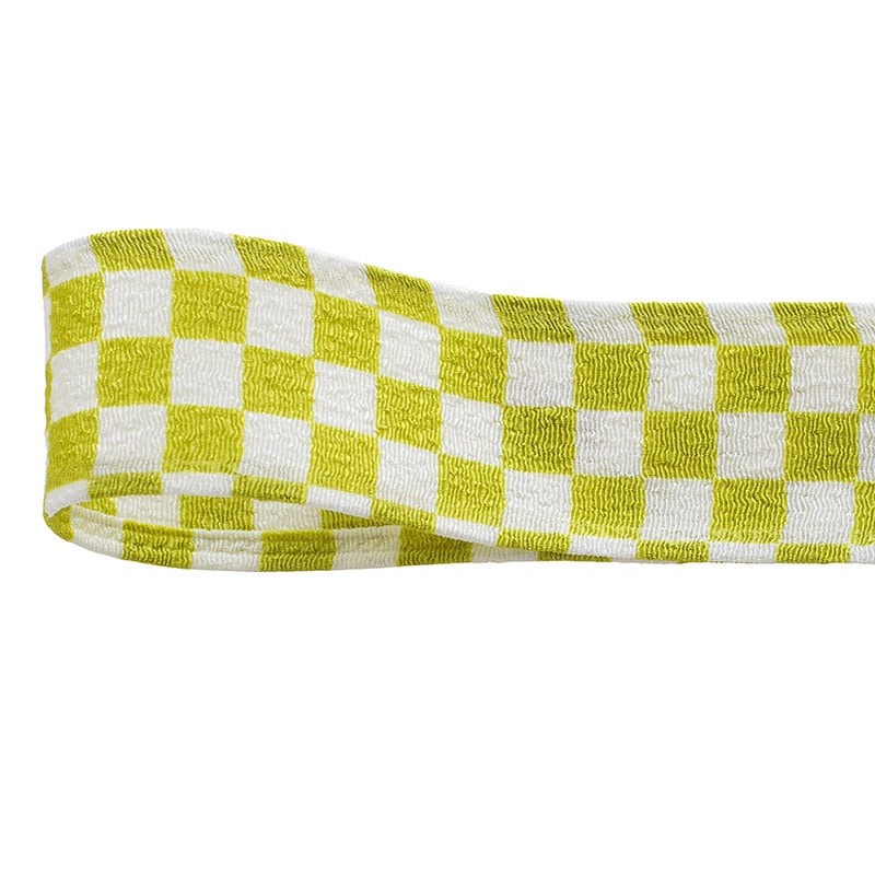 青山 リボン チリメン市松 1686 25×7 #05 1巻(ご注文単位1巻)【直送品】