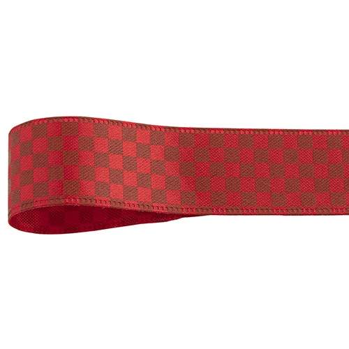 青山 リボン 市松リボン 1626 18×25 #16 1巻(ご注文単位1巻)【直送品】