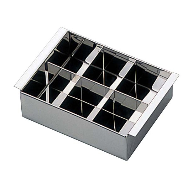 霜鳥製作所18-0デザート寒天流し6ヶ取C-001 1個(ご注文単位1個)【直送品】