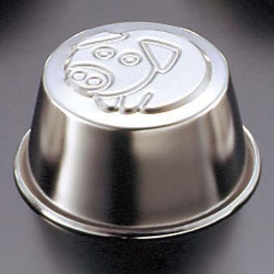 霜鳥製作所18-8プリンカップなかよしブタNO.455 1個(ご注文単位1個)【直送品】