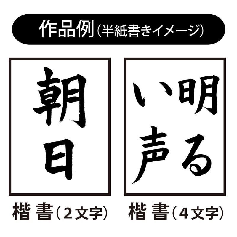 あかしや 筆 3号 兼毛書写楽 FITGRIP 心 AL-F102 1本(ご注文単位5本)【直送品】