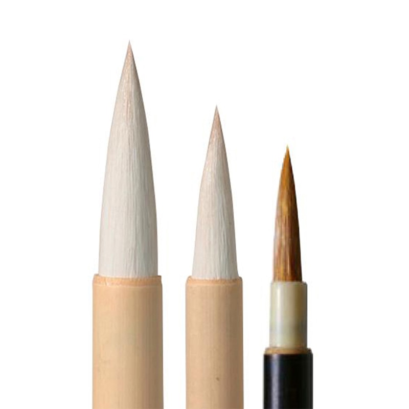 あかしや 細筆 絵手紙入門筆 3本組 PN/3VS 1組(ご注文単位5組)【直送品】