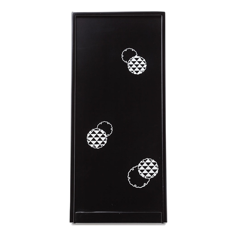 あかしや 硯箱 越前塗 黒 小 うろこ ARK-05SU 1個（ご注文単位1個）【直送品】