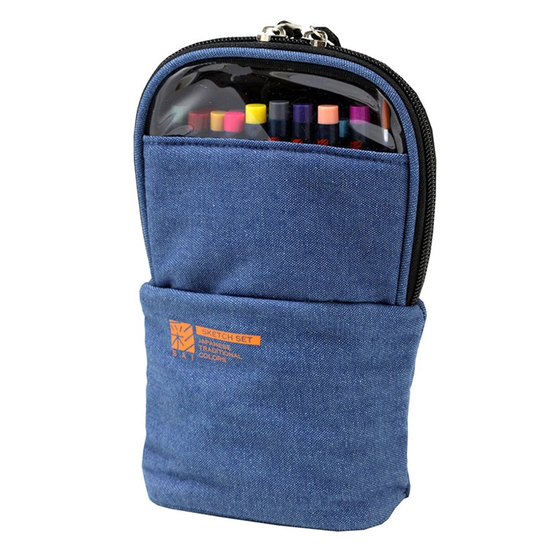 あかしやあかしや水彩毛筆 彩 スケッチセット デニム デニム CA550S-DE 1セット（ご注文単位1セット）【直送品】