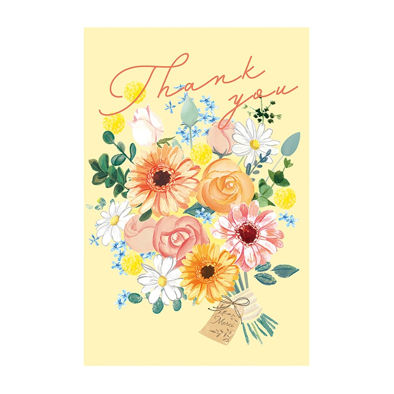 チキュウグリーティングス サンキューカード G250-104 1枚(ご注文単位5枚)【直送品】