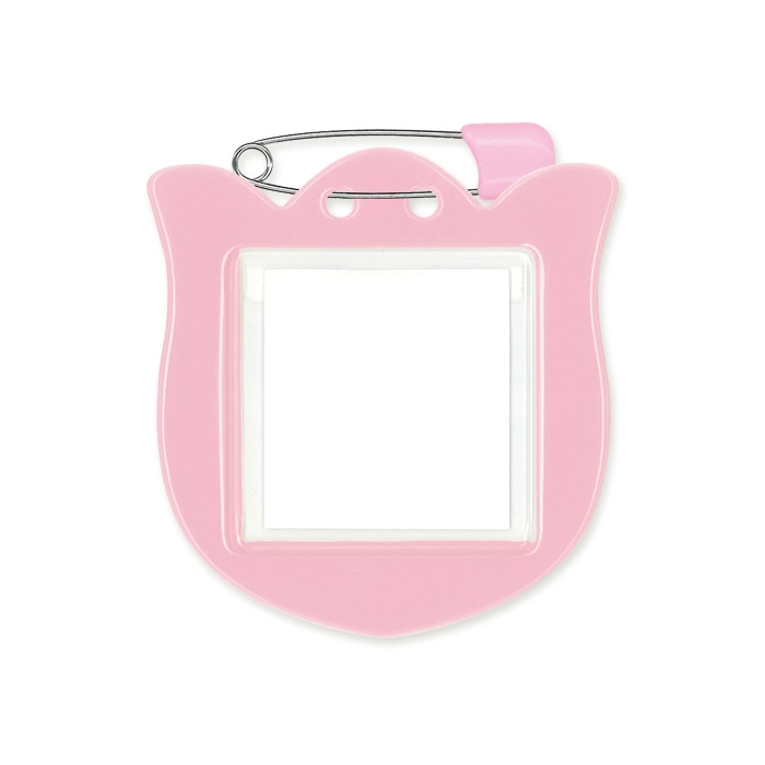 共栄プラスチック チューリップ型名札 ピンク 1枚パック C-71-1-P 1枚（ご注文単位5枚）【直送品】