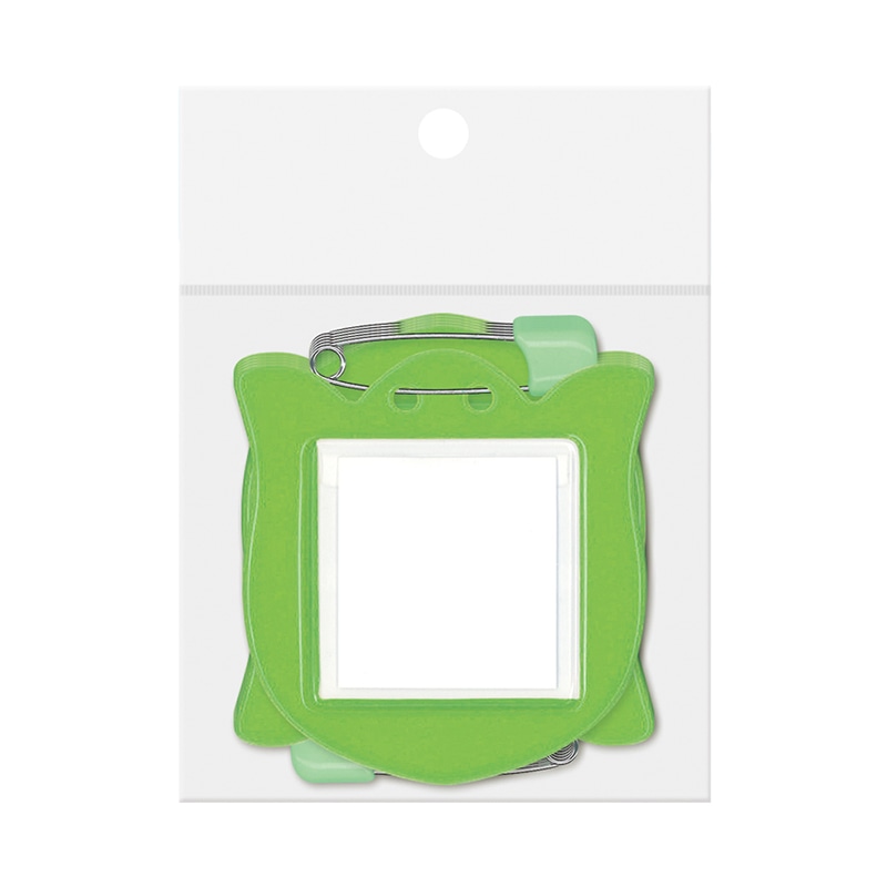 共栄プラスチック チューリップ型名札 イエローグリーン 10枚パック C-71-10-YG 1パック(ご注文単位1パック)【直送品】