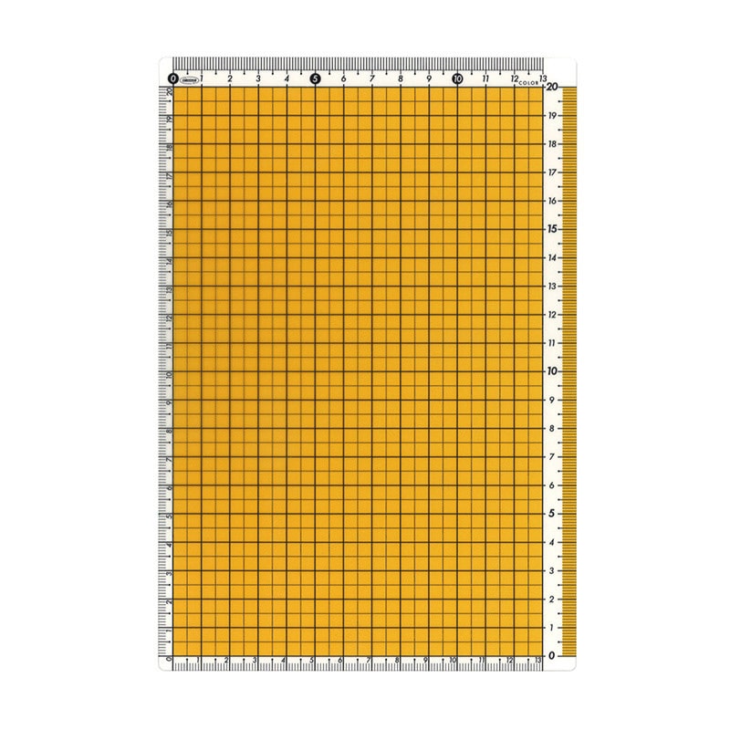共栄プラスチック カラー方眼下敷 A5判 イエロー CPK-A5-Y 1枚（ご注文単位5枚）【直送品】