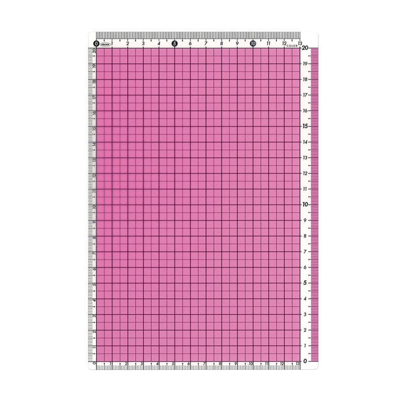 共栄プラスチック カラー方眼下敷 A5判 ピンク CPK-A5-P 1枚（ご注文単位5枚）【直送品】