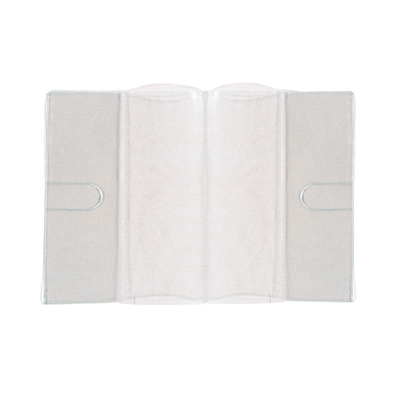 共栄プラスチック ブックカバー A4判用 2枚入 B-201-2 1袋(ご注文単位10袋)【直送品】