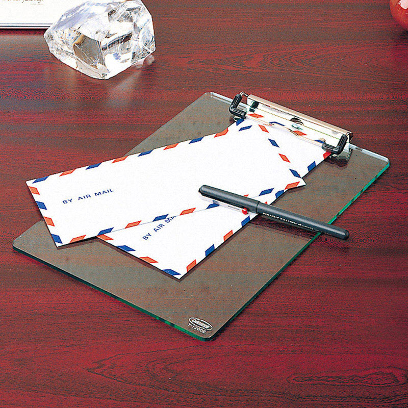 共栄プラスチック アクリル透明用せん挟み A4判 縦型 クリア Y-A4-E 1枚(ご注文単位1枚)【直送品】