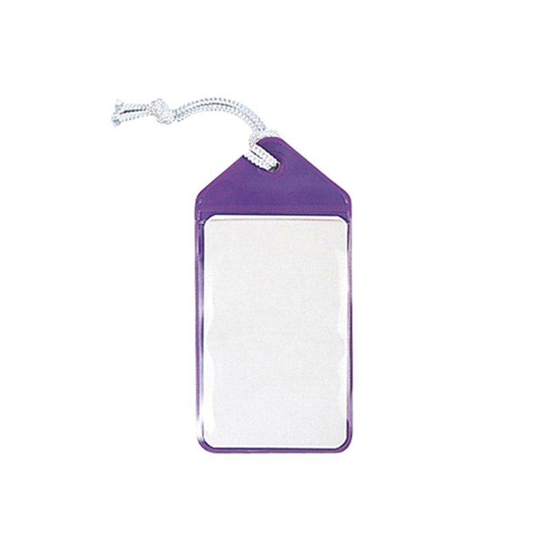 共栄プラスチック ネームタッグ 旅行名札 バイオレット 5枚入 C-80-5-V 1パック（ご注文単位1パック）【直送品】