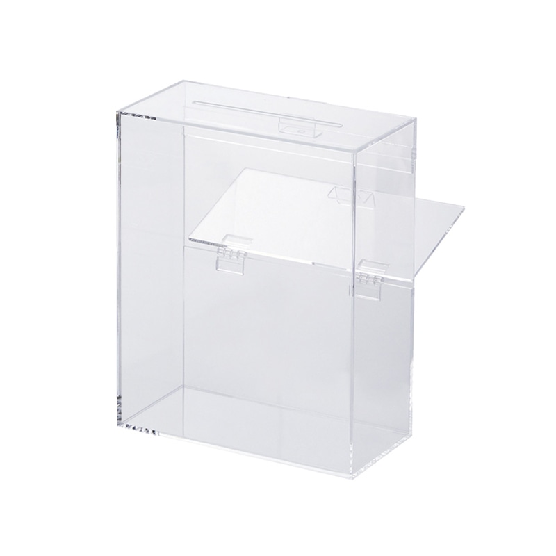 共栄プラスチック 募金箱 裏出入口 鍵付 DP-28 1個（ご注文単位1個）【直送品】