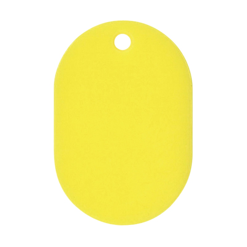 共栄プラスチック 番号札 大 無地番号なし イエロー 50枚入 NO.16C-Y 1箱（ご注文単位1箱）【直送品】