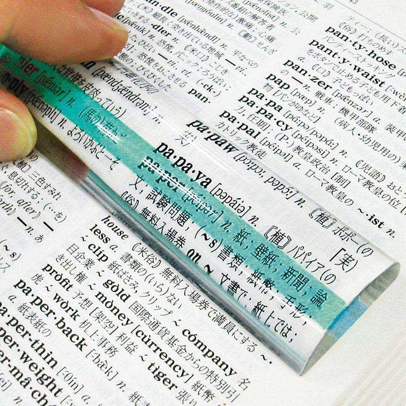 共栄プラスチック カラーバールーペ ミニ 10.5cm ライトグリーン CBLM-500-LG 1本（ご注文単位1本）【直送品】